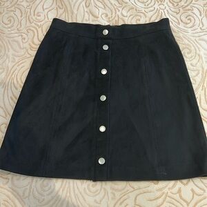 H&M Faux suede skirt